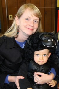 Pictured is a TamaquaArea.com archive photo dated October 2011 of Thelma with her son Sean during a Halloween program at the Tamaqua Public Library.