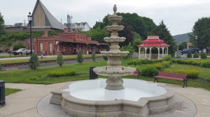 Freshly Painted Fountain, John E. Morgan Memorial Fountain, Depot Square Park, Hometown (11)