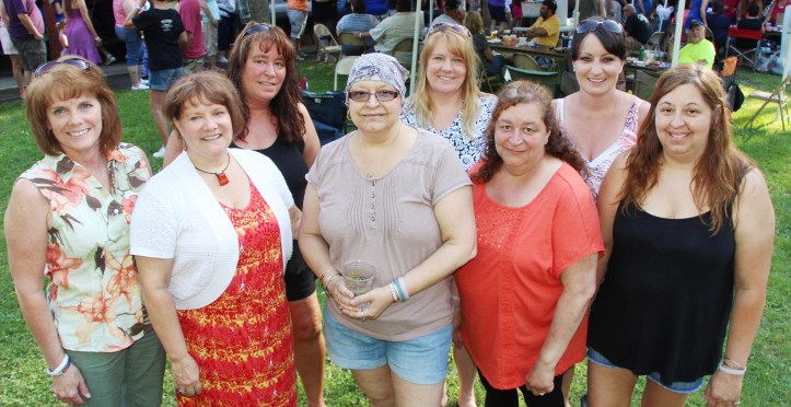 Pictured are event organizers, from left,  Debbie Hartranft, Sheri Cryts, Renea Emerich, Sheila Brensinger, Charlene Sarcone, Debbie Boyer, Heather Riedlinger, and Denise Miller.