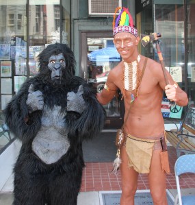 Photos with Indian, 25th Annual Tamaqua Summerfest, Downtown Tamaqua, 6-21-2015 (2)