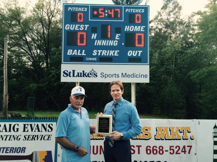 Pictured is Bill Angst, left, and Bill Moyer.