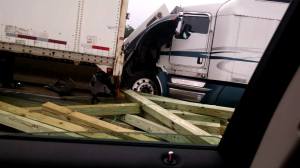3 Tractor Trailer Accident, Mile Marker 126, Interstate 81, 7-30-2015, from Amber Haage (2)