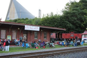 BC Combo performs, Chamber Summer Concert Series, Train Station, Tamaqua, 7-23-2015 (1)