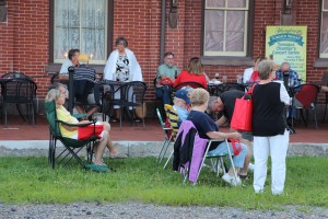 BC Combo performs, Chamber Summer Concert Series, Train Station, Tamaqua, 7-23-2015 (4)