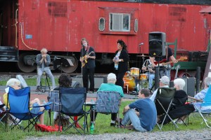 BC Combo performs, Chamber Summer Concert Series, Train Station, Tamaqua, 7-23-2015 (6)