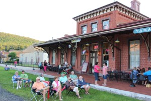 BC Combo performs, Chamber Summer Concert Series, Train Station, Tamaqua, 7-23-2015 (7)