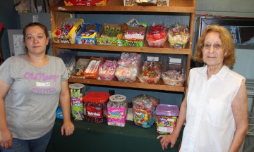 Pictured are park volunteers Amy Sell and Arlene Whah.