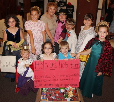 Donations to Summit Hill Food Pantry, Strawberry Playhouse, Tuscarora, 7-17-2015 (2)