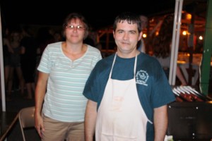 Fireworks, Friends, St. Joseph's Festival, St. Joseph's Church, Summit Hill, 7-19-2015 (18)