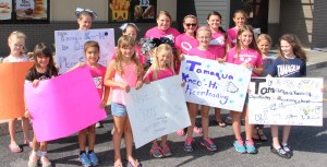 Tamaqua Knee-Hi Cheerleading Fundraiser, Burger King, Tamaqua, 7-22-2015 (2) - Copy