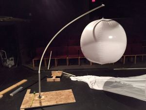 Construction of Glow Orbs, for Dear Tamaqua, Community Arts Center, Tamaqua, 8-1-2015 (1)