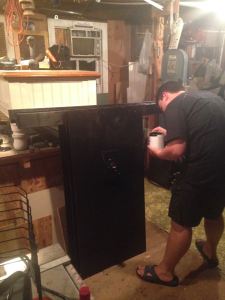 Construction of Glow Orbs, for Dear Tamaqua, Community Arts Center, Tamaqua, 8-1-2015 (4)