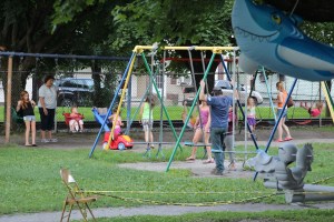 Kids Beach Party, North and Middle Ward Playground, Tamaqua, 7-31-2015 (2)