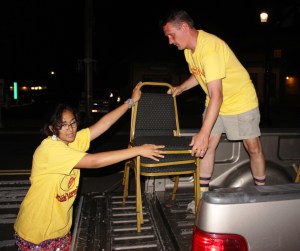 Moving Chairs, After Dear Tamaqua, Father, Daughter, Gursky, Tamaqua, 8-4-2015