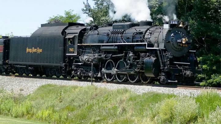 Nickel Plate Road 765, 2-8-4 Berkshire Steam Engine, from Adam Kunkel, Train, Jim Thorpe, 8-22-