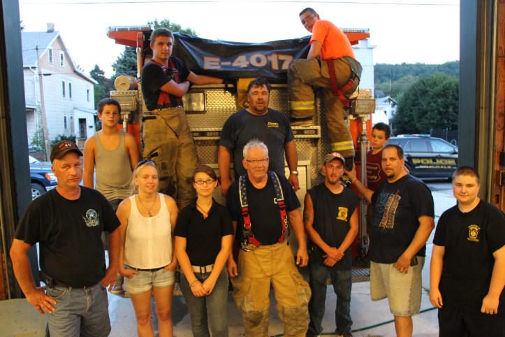 Porch Fire, Apartment Building, Laudromat, 127 East Phillips Street, Coaldale, 8-15-2015 (10)