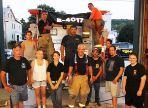 Porch Fire, Apartment Building, Laudromat, 127 East Phillips Street, Coaldale, 8-15-2015 (4)