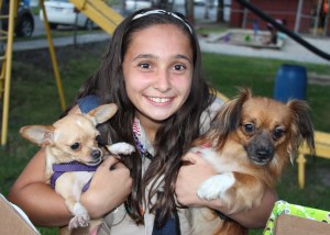 SPCA Donation Drive, Tamaqua Girl Scouts, North and Middle Ward Playground, Tamaqua, 8-13-2015 (1)