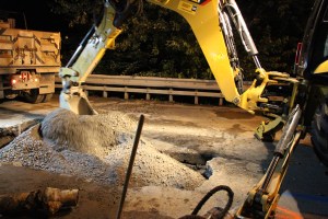 Water Main Leak Repair, 500 Block Pine St, SR309 North, Tamaqua, 8-6-2015 (20)