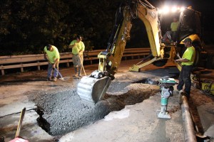 Water Main Leak Repair, 500 Block Pine St, SR309 North, Tamaqua, 8-6-2015 (44)
