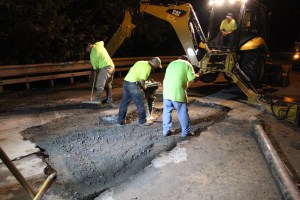 Water Main Leak Repair, 500 Block Pine St, SR309 North, Tamaqua, 8-6-2015 (62)