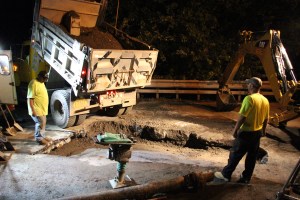 Water Main Leak Repair, 500 Block Pine St, SR309 North, Tamaqua, 8-6-2015 (9)