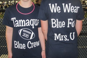 Blue Out Football Game, Benefit for Thelma Urban, Raider Band, Sports Stadium, Tamaqua, 9-4-2015 (535)