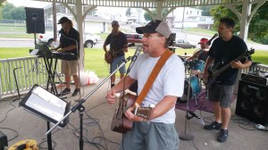 Music in the Park, Rodney Clouser Band, Kennedy Park, Lansford, 8-30-2015 (14)