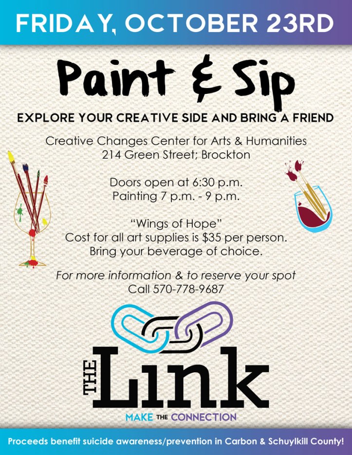 10-23-2015, Paint & Sip Benefit for The Link, Creative Changes Center, Brockton
