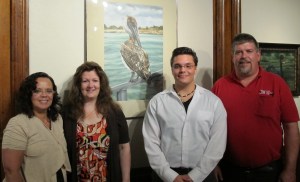 From left are lisette Erdman, Linda Stockman, James Erdman, and Marty Connors.