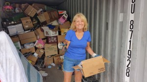 Pictured is volunteer Wandi