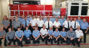 TamaquaArea.com / Pictured in front of their new pumper truck are members of the Lehighton Fire Department.