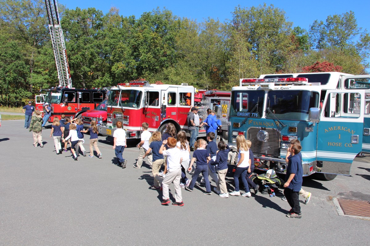 TAMAQUA FIRE DEPARTMENT TEACHES FIRE PREVENTION AND AWARENESS AT