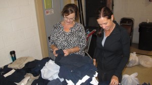 School Uniform Clothing Giveaway, Drop-Off, Salvation Army, Tamaqua, 9-19-2015 (7)