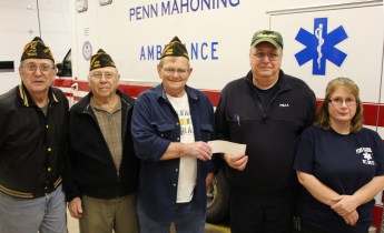 Andreas VFW Donates $1000 to Penn Mahoning Ambulance, West Penn, 11-11-2015 (15)