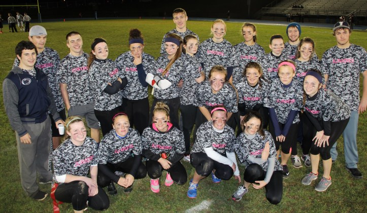 Juniors were Paige Triano, Emma Pester, Alexis Higgins, Mackenzie McVicker, Lauren Baddick, Emma Rago, Ally Miller, Alissa Hollenbach, Cailyn Joseph, Page Eltringham, Melissa Boerner, Nelly Perla, Olivia Matula, Kayla Holland, Jenny Beck, Kelsey Ziegler, Zoe Snyder, and Angelique Coughlin. Coaches were Josh Derrick, Josh Gordon, Eddie Titus, Chance Szabo, and Hunter Banavage.