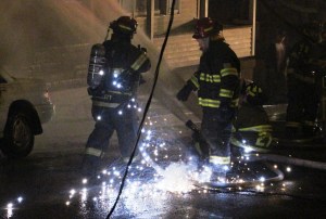 Row Home Fire, Blaze, 100 Block of Orwigsburg Street, Tamaqua, 11-21-2015 (80) - Copy