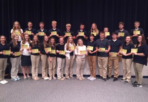 Spanish National Honor Society Inductees, Tamaqua Area High School, Tamaqua