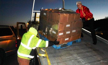 Hope's Towing and Collision Helps Deliver Holiday Hams for Salvation Army, Lehighton (28)