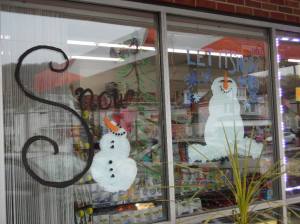 PV Students Paint Store Fronts, submitted, via Lansford Alive, Lansford, 12-11-2015 (2)