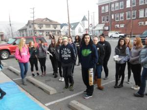 PV Students Paint Store Fronts, submitted, via Lansford Alive, Lansford, 12-11-2015 (36)