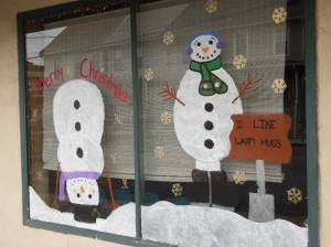 PV Students Paint Store Fronts, submitted, via Lansford Alive, Lansford, 12-11-2015 (7)