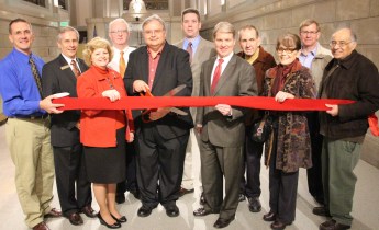 Ribbon Cutting for Renovations to Tamaqua Historical Society Museum, Tamaqua, 12-18-2015 (106)