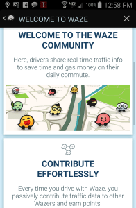 Screenshot from Waze app on Android.
