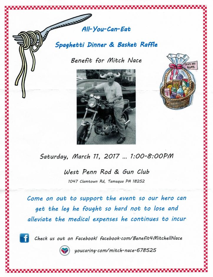 3-11-2017-all-you-can-eat-spaghetti-dinner-basket-raffle-for-mitch-nace-at-west-penn-rod-gun-club-west-penn