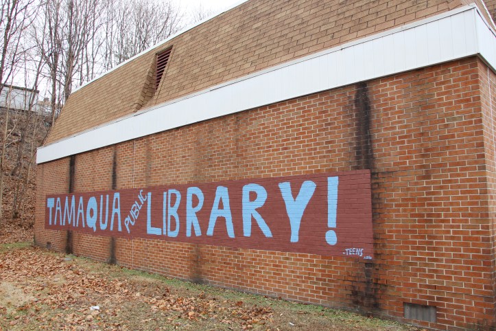 Random Photo, Side of Tamaqua Public Library, Tamaqua, 1-23-2017